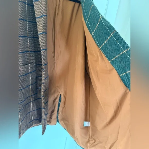 Dressed in Lala OG Scorpio Coat Brown/Green Size 2X/3X - Picture 7 of 11